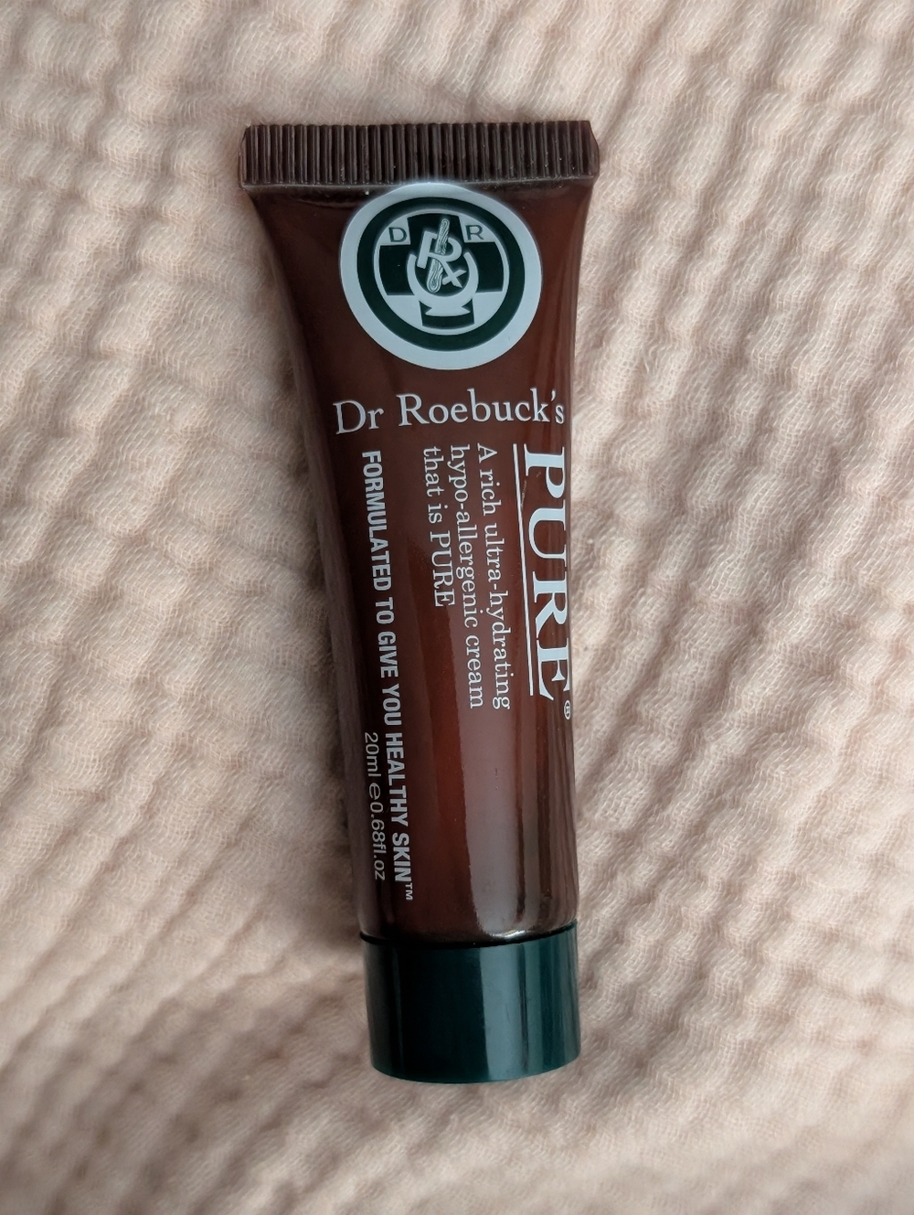 Dr Roebuck's PURE Moisturizer Cream Hypoallergenic Travel Size 0.68 fl oz‎ - New